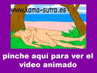 Ilustracin gif animado de la posicin Kamasutra 8